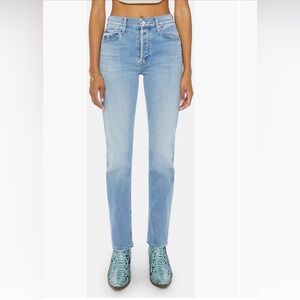 MOTHER The Tomcat Skimp High Waist Straight Leg Jeans All Over the Map SIZE 23